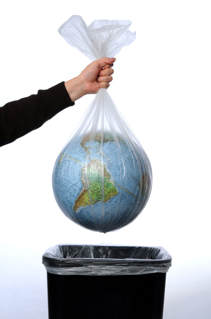 plastic bags earth